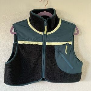 FP Movement by Free People hit the slopes Black and Blue Vest